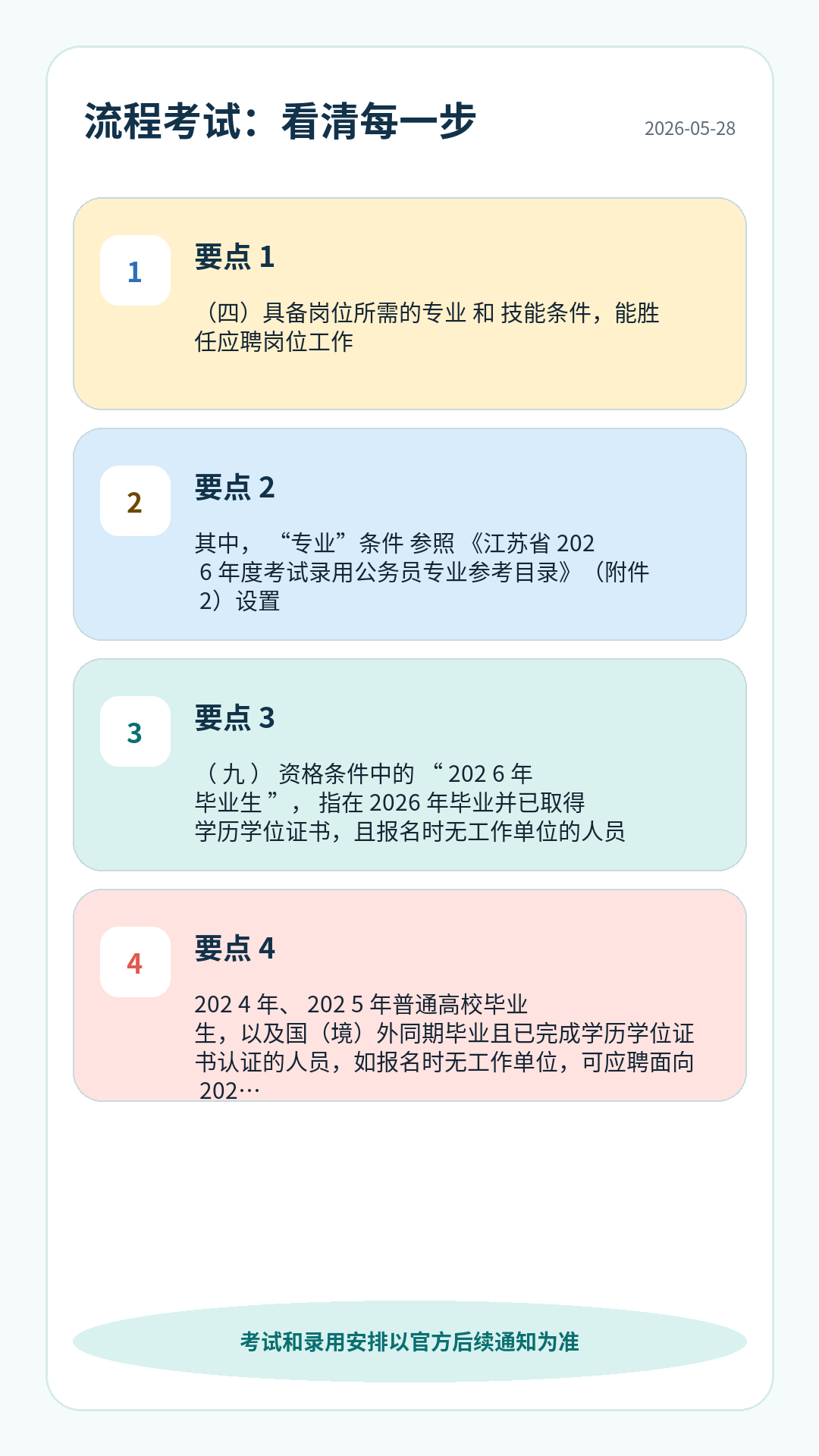 江苏省中医院连云港医院护理招聘流程考试:报名、资格初审、笔试、面试或实操、体检考察、公示录用