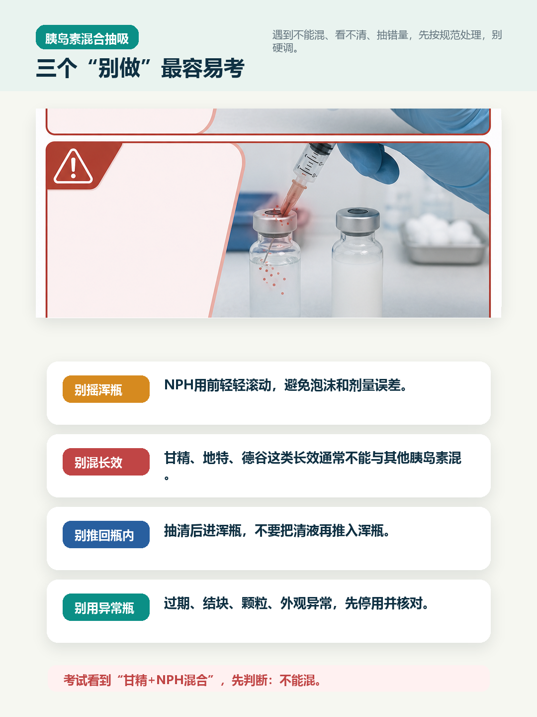 胰岛素混合三个别做