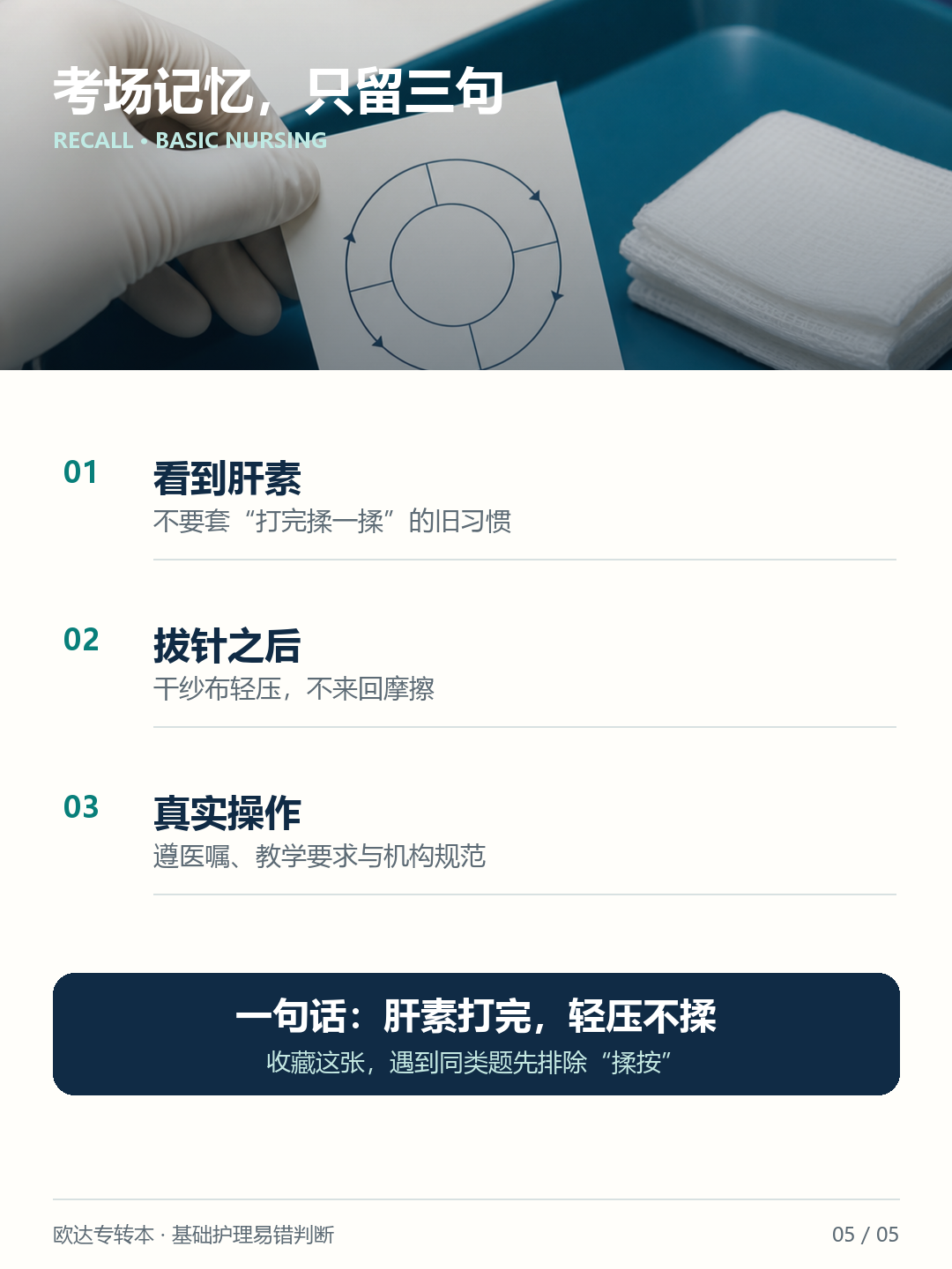 肝素注射考场记忆